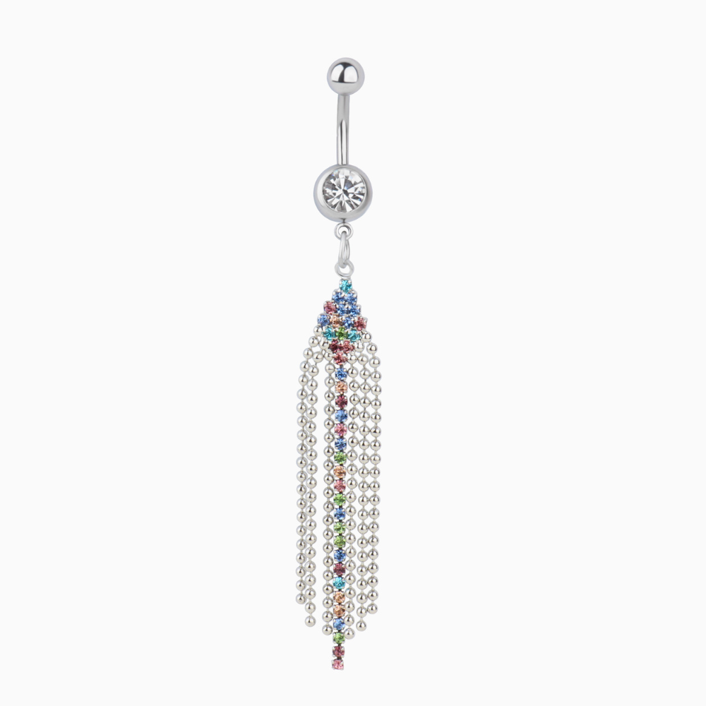 Charm Tassel Belly Ring - OhmoJewelry