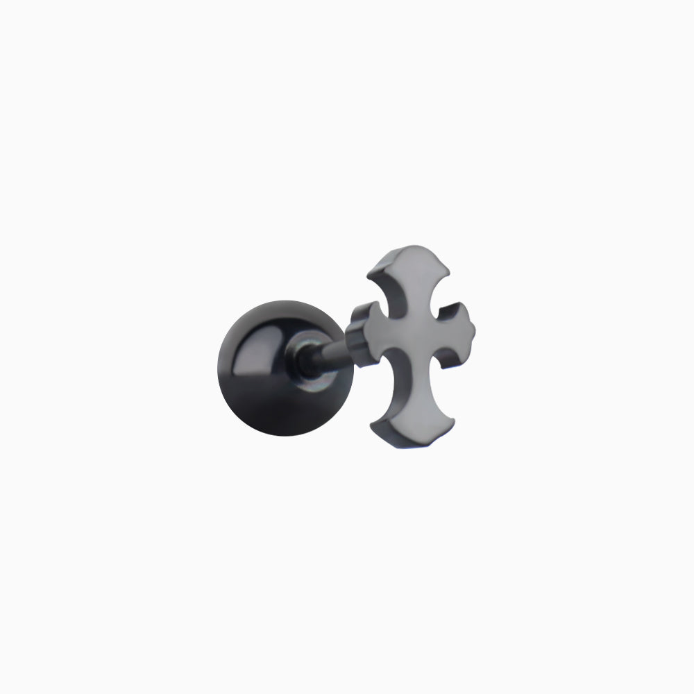 Cool Cross Stud - OhmoJewelry