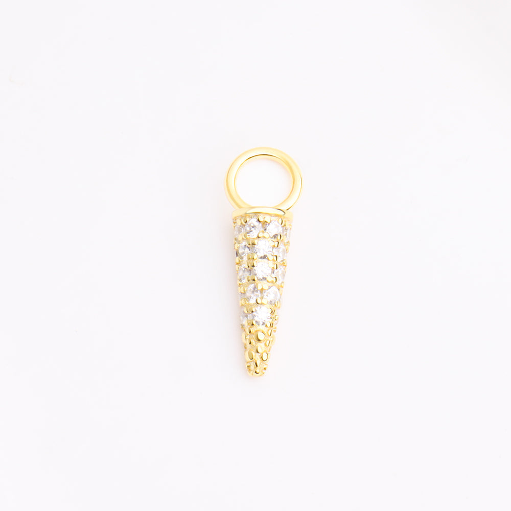 Cool Spike Charm - Sterling Silver 925 - Oumo Jewelry