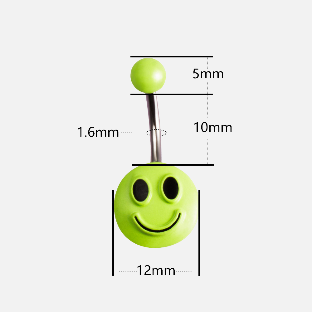 Creepy Smile Belly Ring - OhmoJewelry