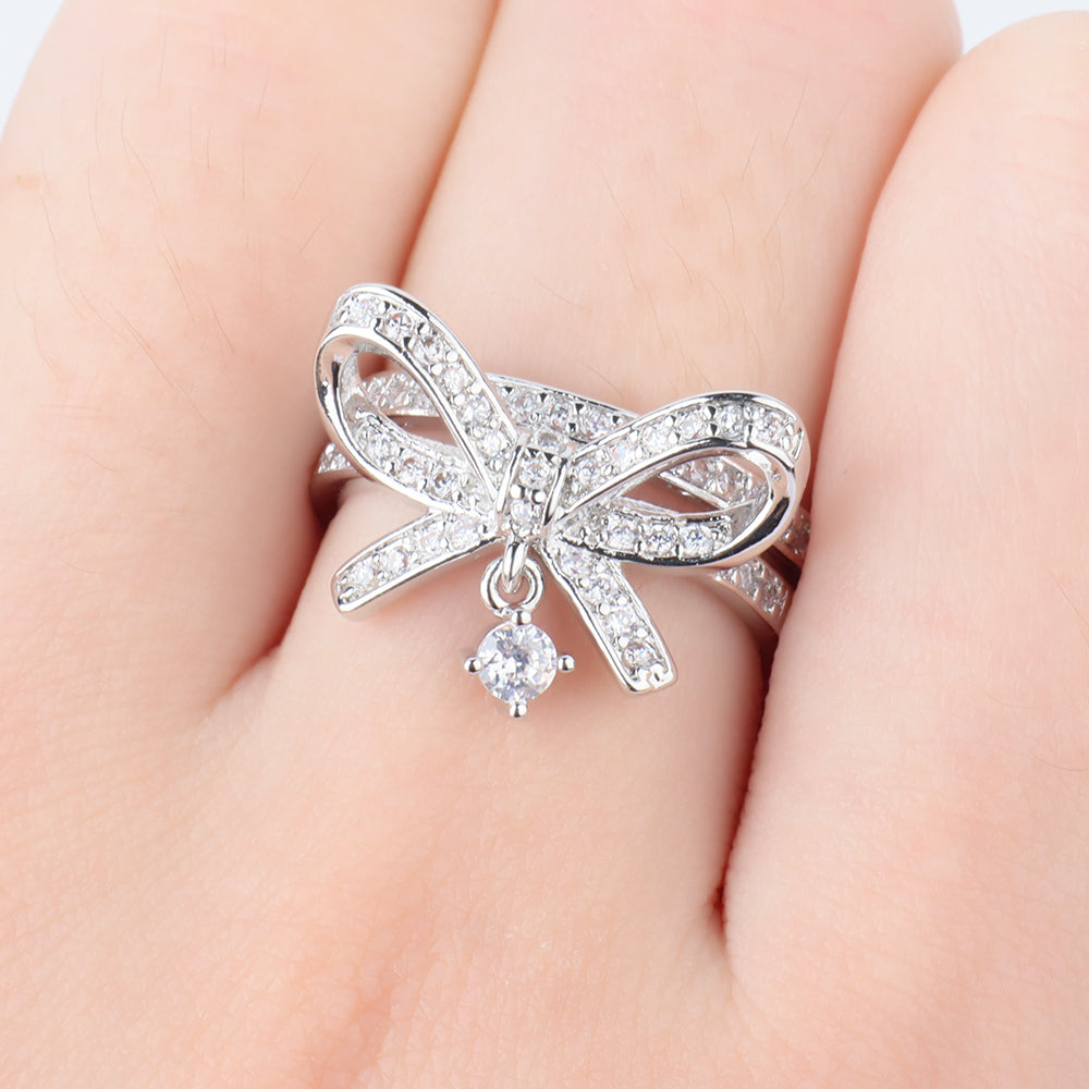 Delicate Bowknot Ring - OhmoJewelry