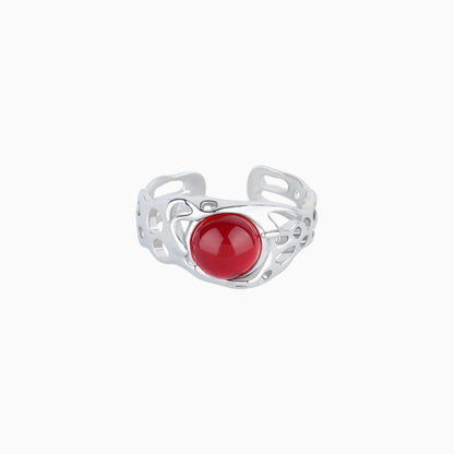 Desire Red Gemstone Ring - OhmoJewelry