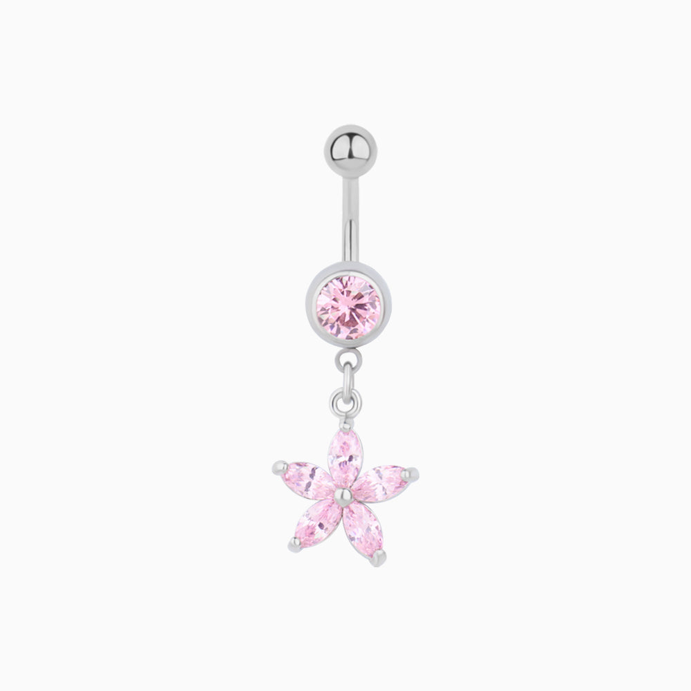 Flower Belly Ring - OhmoJewelry