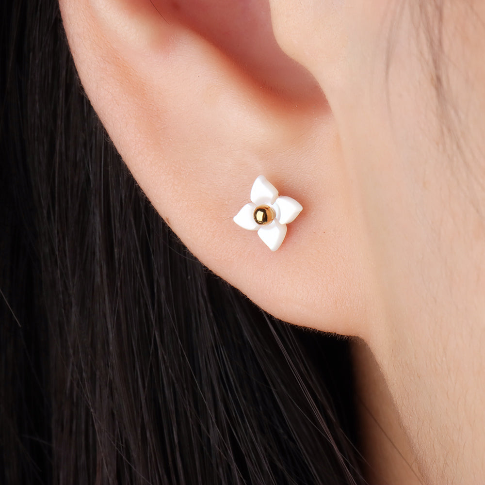 Flower Studs - OhmoJewelry