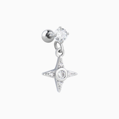 Four Pointed Star Drop - OhmoJewelry