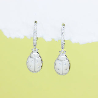 Ladybug Drop Earrings - OhmoJewelry