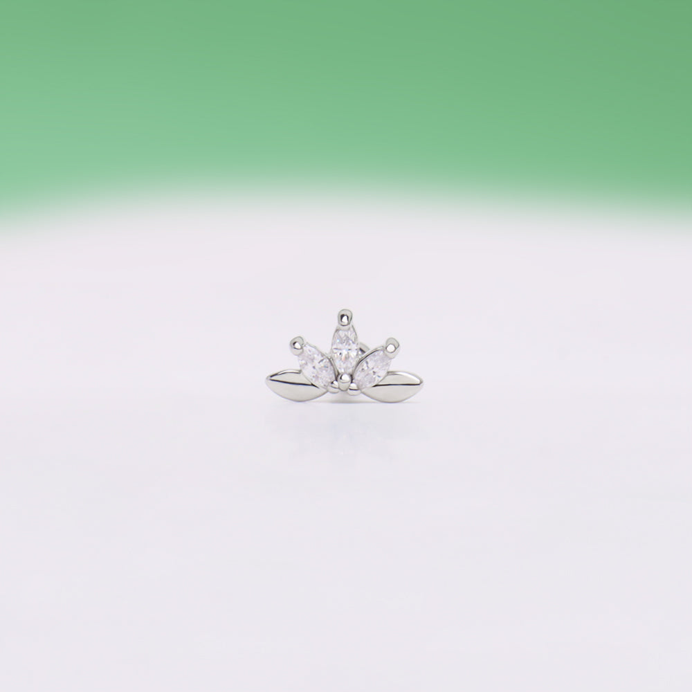 Marquise Stud - OhmoJewelry