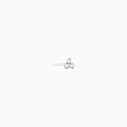 Basic Gemstone Nose Stud - Sterling Silver 925 - Nostril - Oumo Jewelry