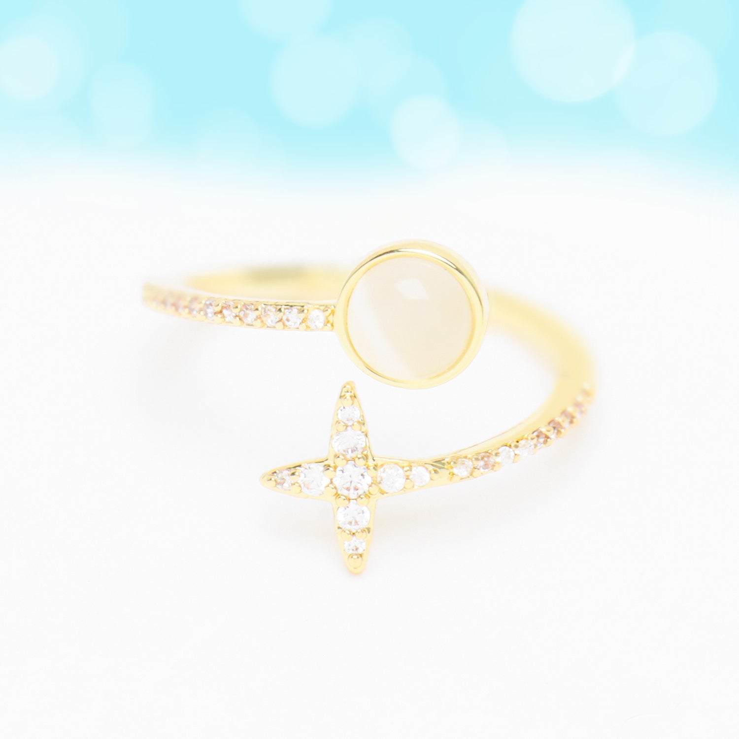 Opal Star Ring - OhmoJewelry