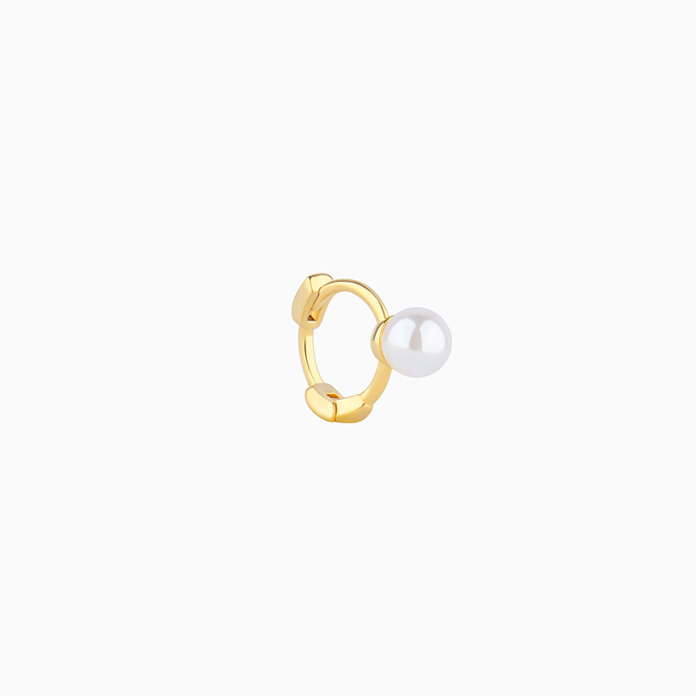 Pearl Helix Hoop - OhmoJewelry