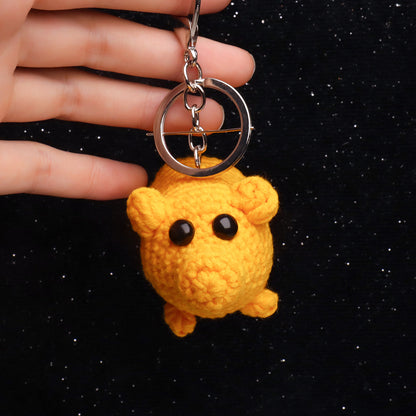 🐖Piggy Crochet Keychain - OhmoJewelry