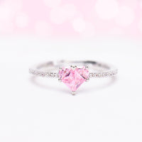 Pink Heart Ring