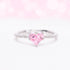 Pink Heart Ring - OhmoJewelry