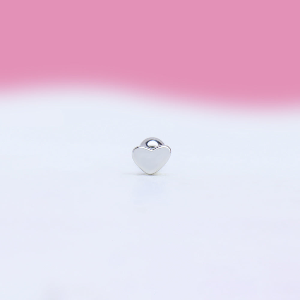 Simple Love Stud - OhmoJewelry