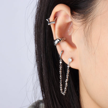 Star Helix Hoop - OhmoJewelry