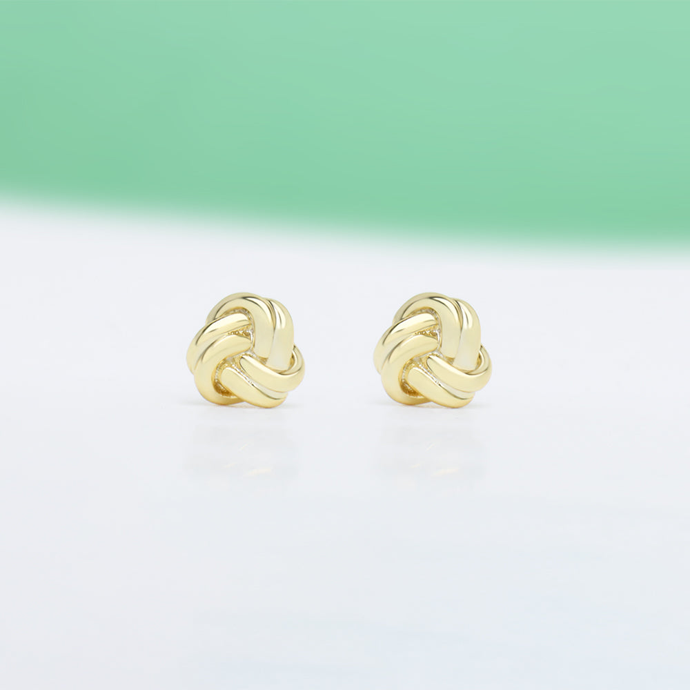 Twisted Flower Stud - OhmoJewelry