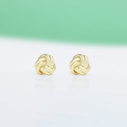 Twisted Flower Stud - OhmoJewelry