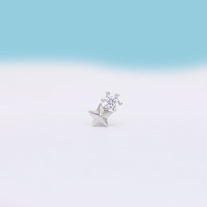 Unique Star Stud - OhmoJewelry