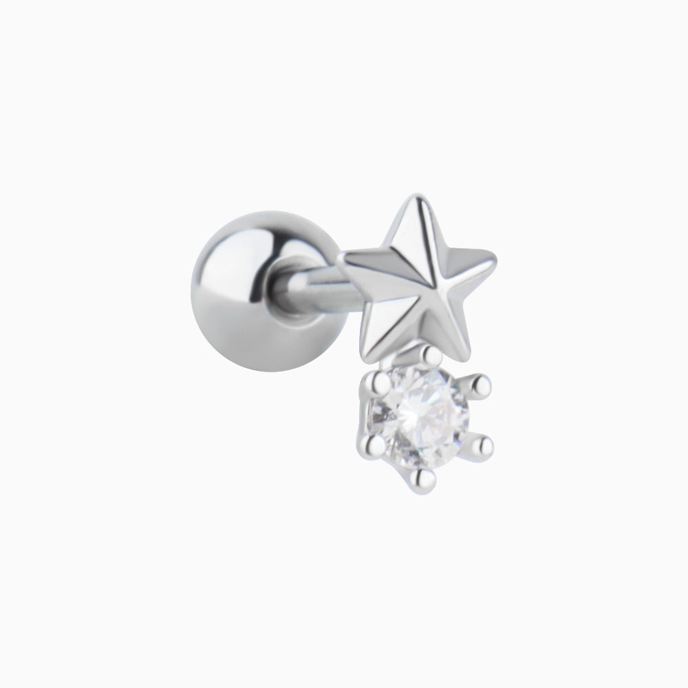 Unique Star Stud - OhmoJewelry