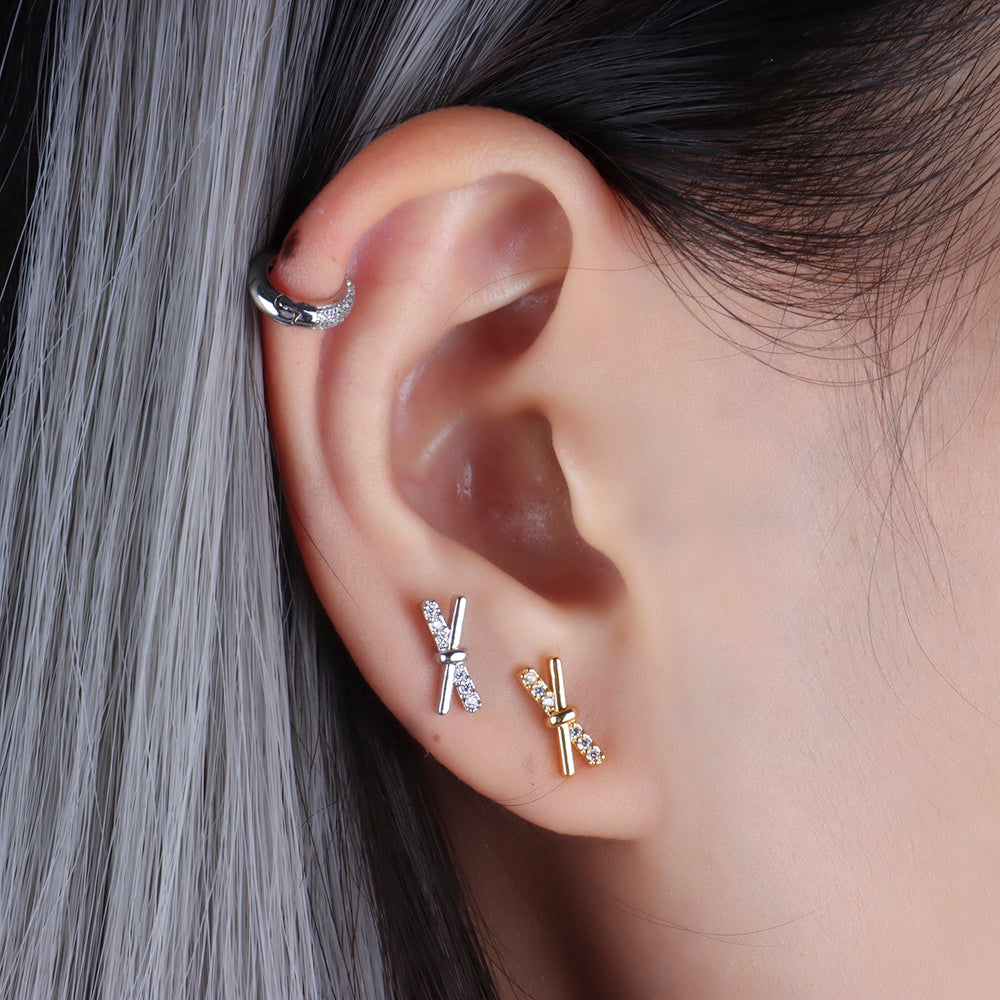 Courage Hoop Helix - OhmoJewelry