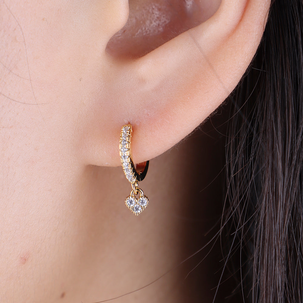 Mya Single Earring Hoop - OhmoJewelry