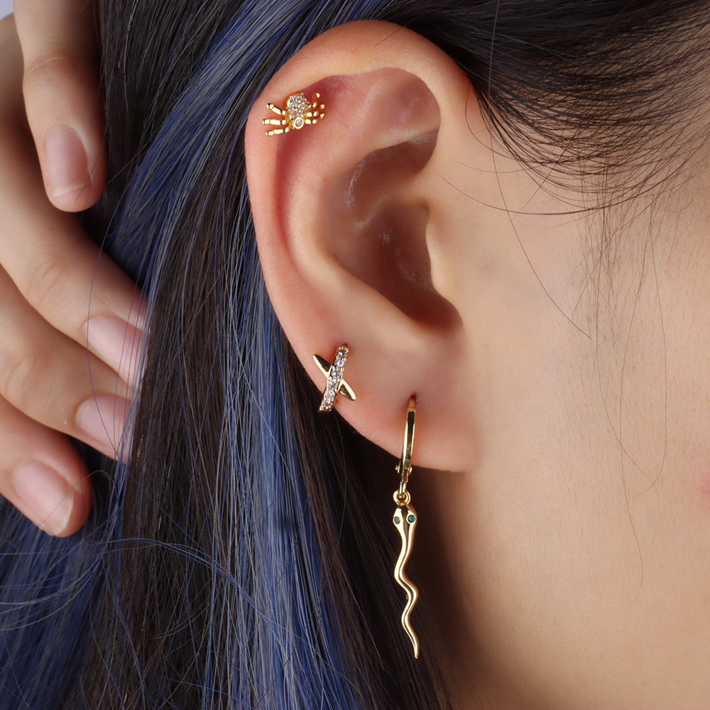 Sexy Snake Hoop Earring - OhmoJewelry