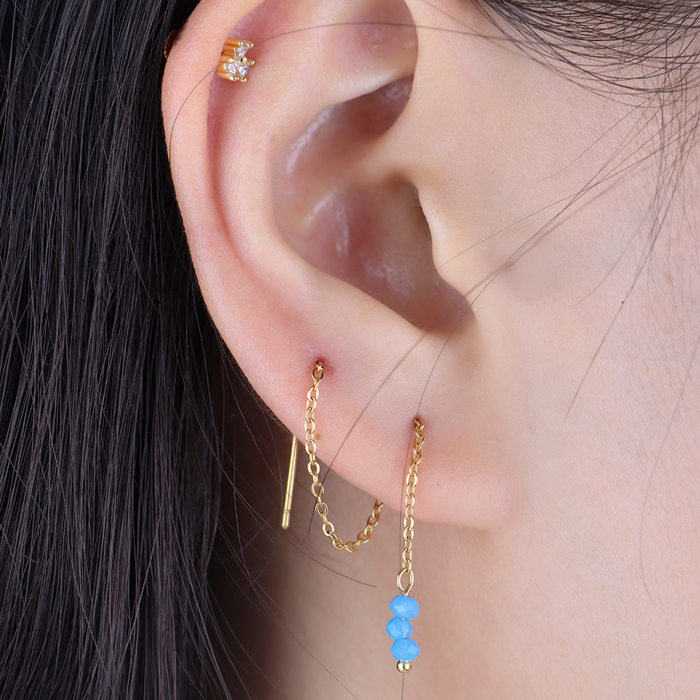 Zoe Helix Earring - OhmoJewelry