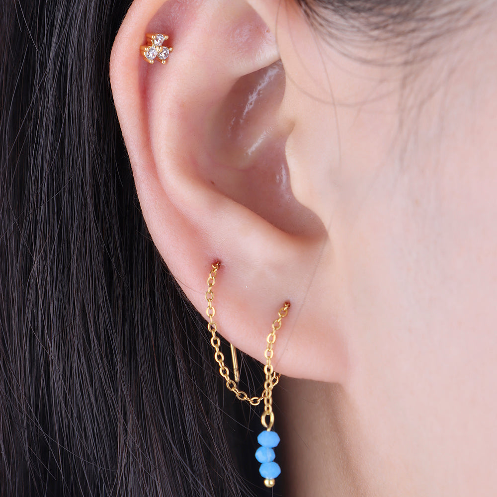 Zoe Helix Earring - OhmoJewelry