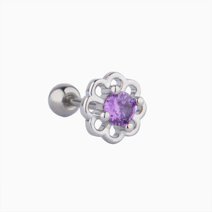 💜Eunomia Purple Stud - OhmoJewelry