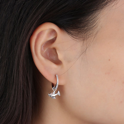 Shark Hoops Earring - OhmoJewelry