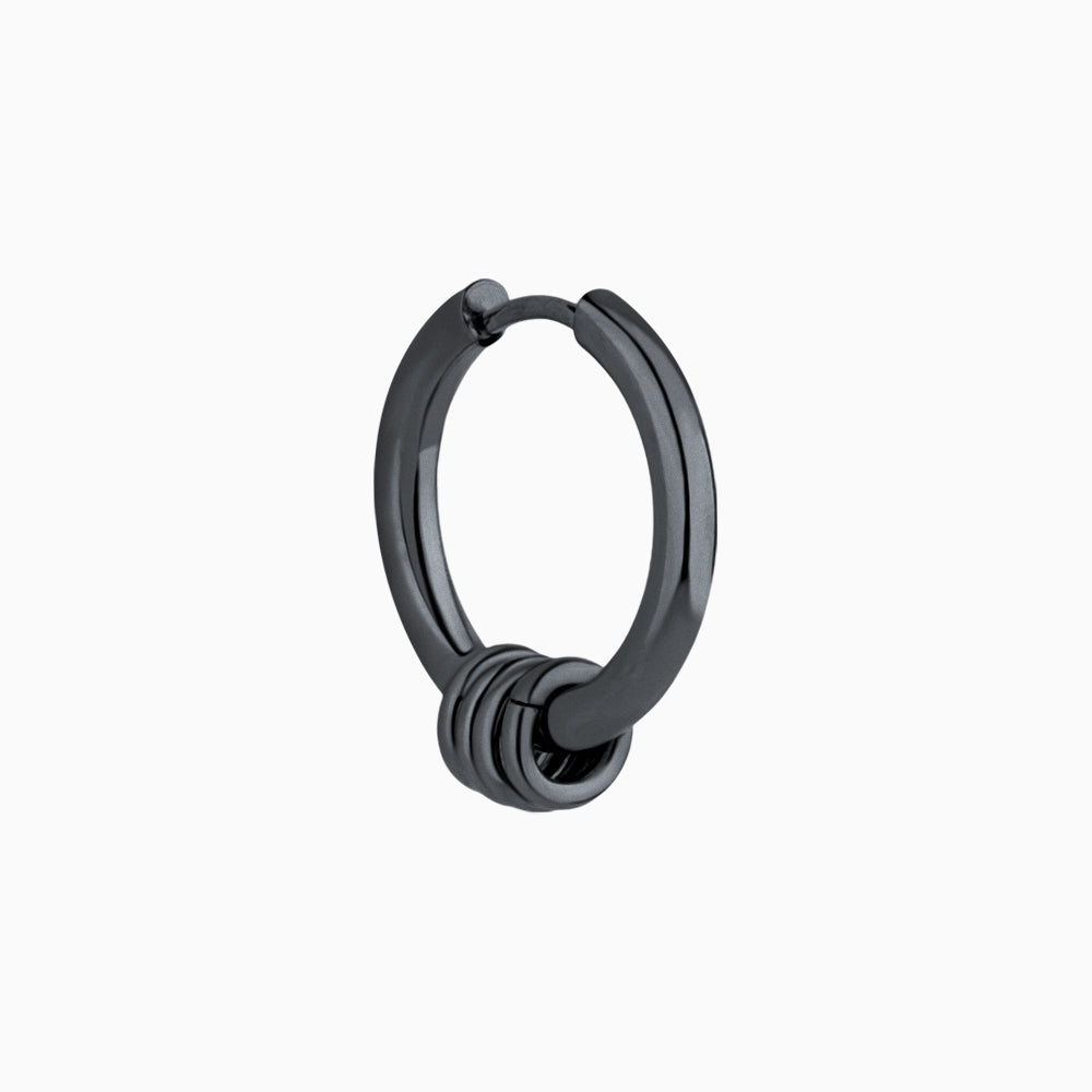 Get in the Vibe Hoop - Stainless Steel - Lobe - Oumo Jewelry