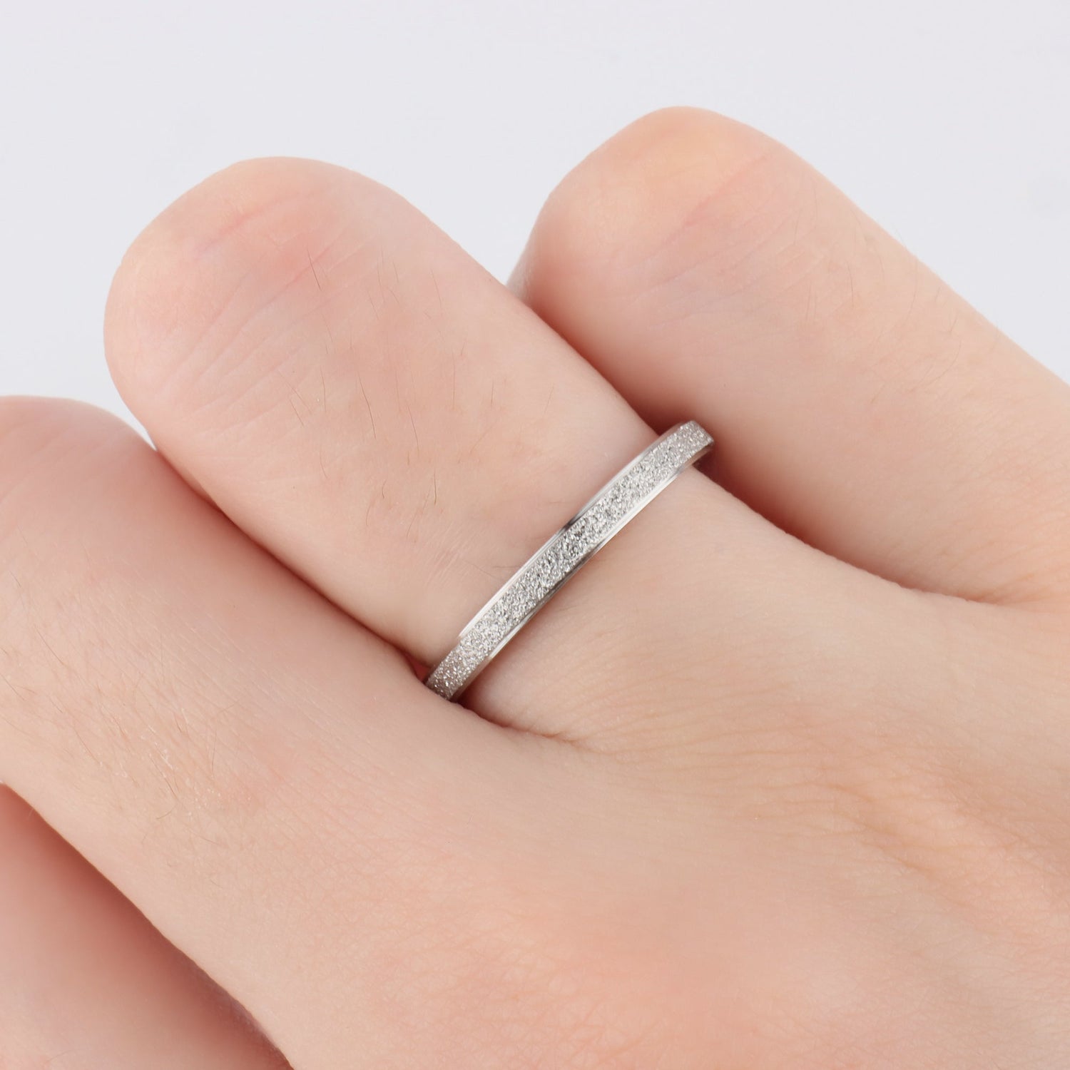 Frosted Basic Ring - OhmoJewelry