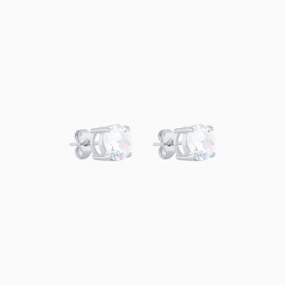 Basic Round Gemstone Studs - OhmoJewelry