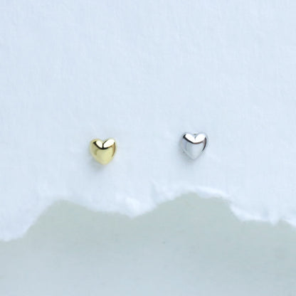 Mini Heart Stud - OhmoJewelry