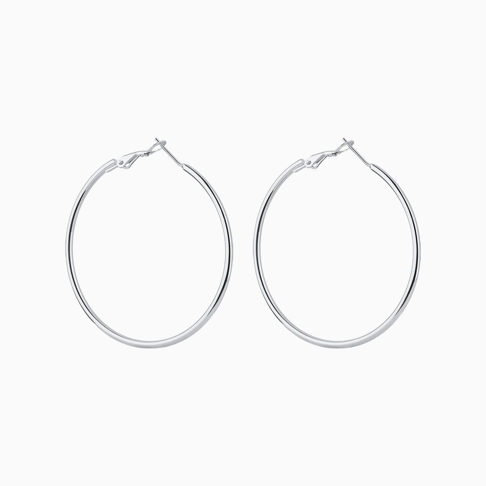 Classic Large Hoops - OhmoJewelry