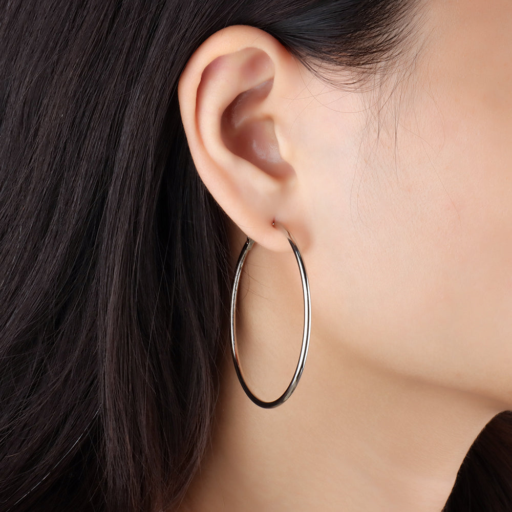 Classic Large Hoops - OhmoJewelry