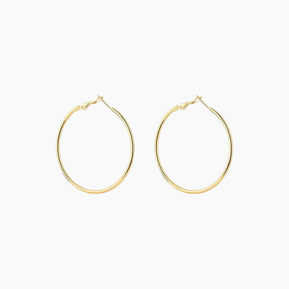 Classic Large Hoops - OhmoJewelry