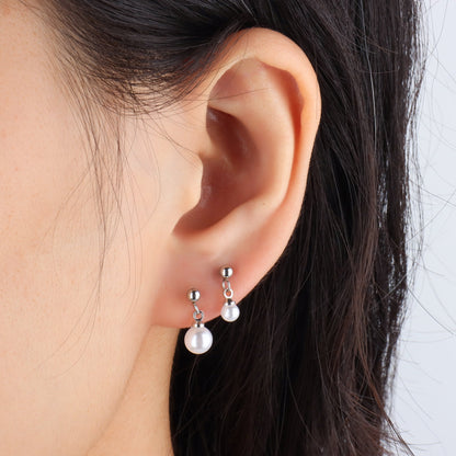 Pearl Drop Earring - OhmoJewelry