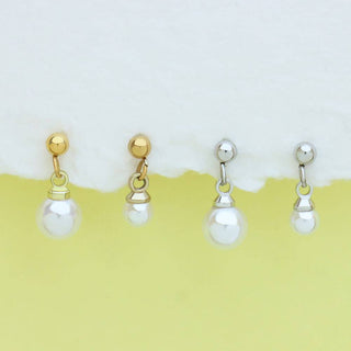 Pearl Drop Earring - OhmoJewelry