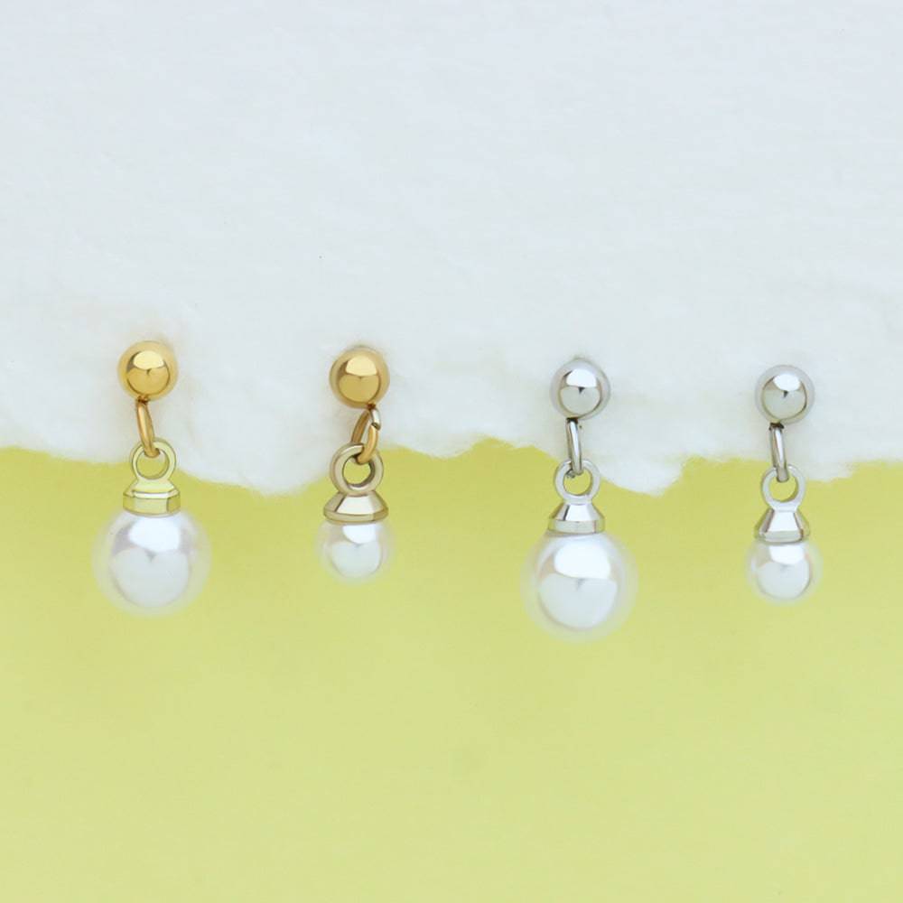 Pearl Drop Earring - OhmoJewelry