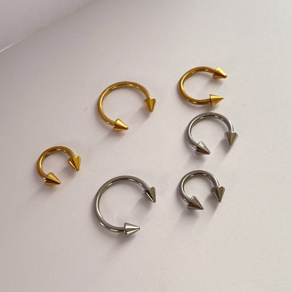 Basic Circular Barbell - OhmoJewelry