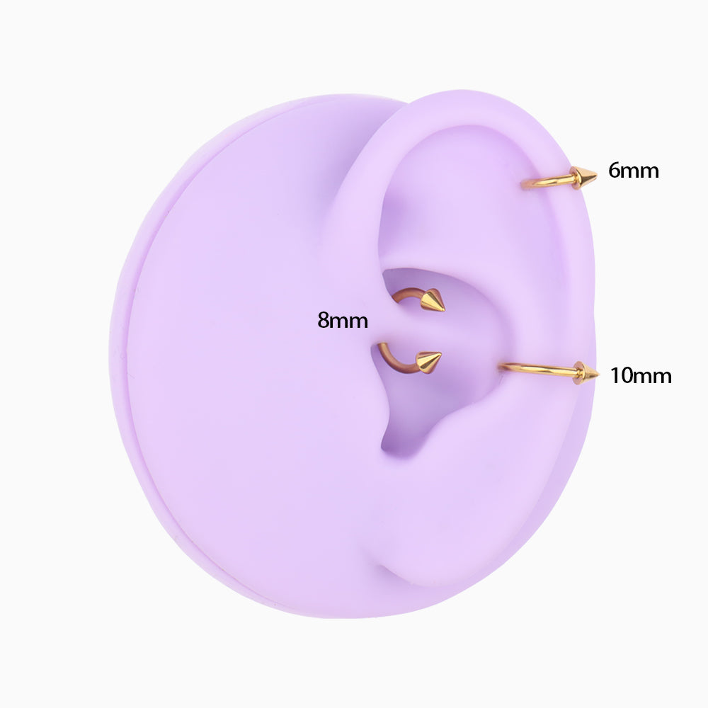 Basic Circular Barbell - OhmoJewelry