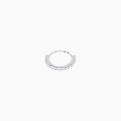 Basic Gem Helix Hoop - OhmoJewelry