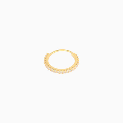 Basic Gem Helix Hoop - OhmoJewelry