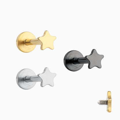 Basic Star Stud - OhmoJewelry