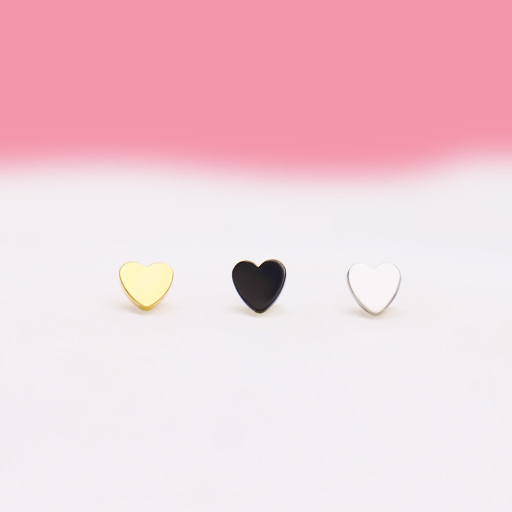 Heart Stud - OhmoJewelry