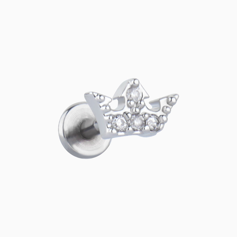 Princess Crown Stud - OhmoJewelry