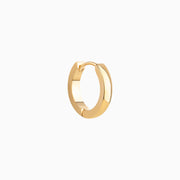 Basic Chunky Hoop - Stainless Steel - Lobe, Upper Lobe - Oumo Jewelry