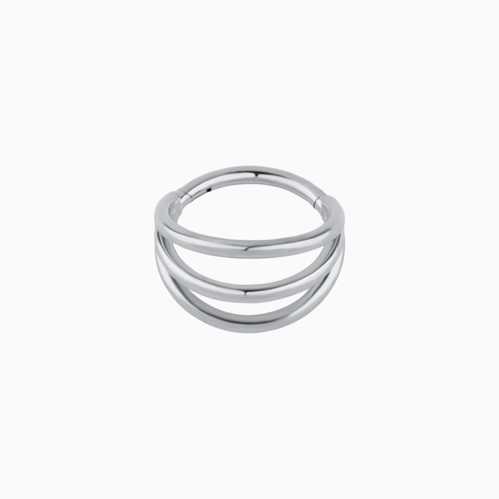 Basic Three Layer Clicker Hoop - OhmoJewelry