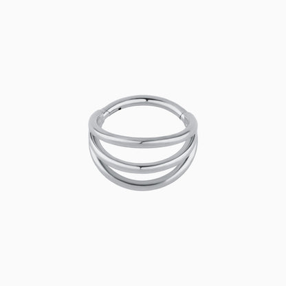 Basic Three Layer Clicker Hoop - OhmoJewelry